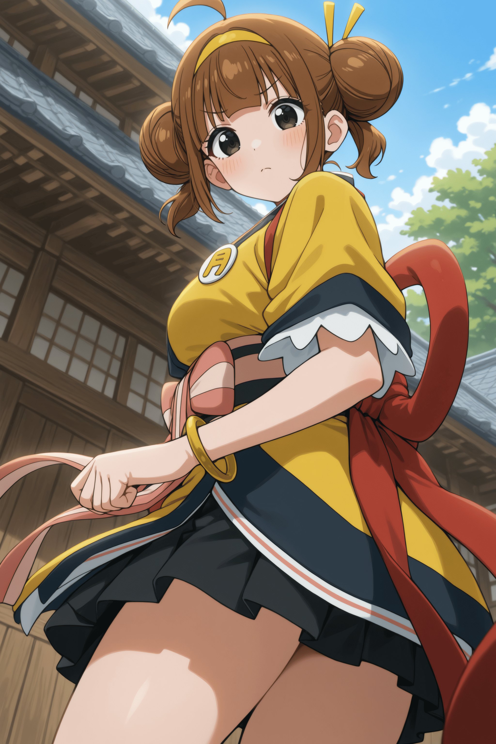 1girl,  imadake tsukimi tabemi,  brown hair by Ttan on Tensor.Art