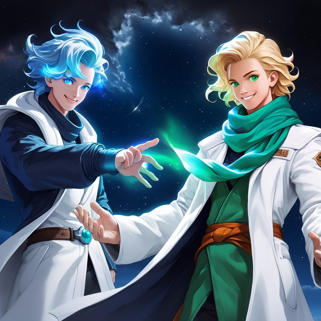 stf3style,  Space Wanderer Duo,  2boys by Wizardludas on Tensor.Art