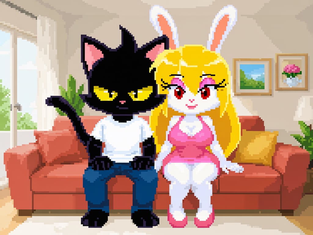 1girl,  1boy,  @pxlpd by FinisherStrike on Tensor.Art