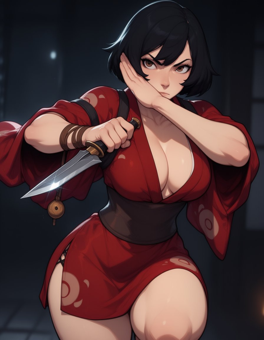 cartoon,  solo,  woman by EroBytes on Tensor.Art