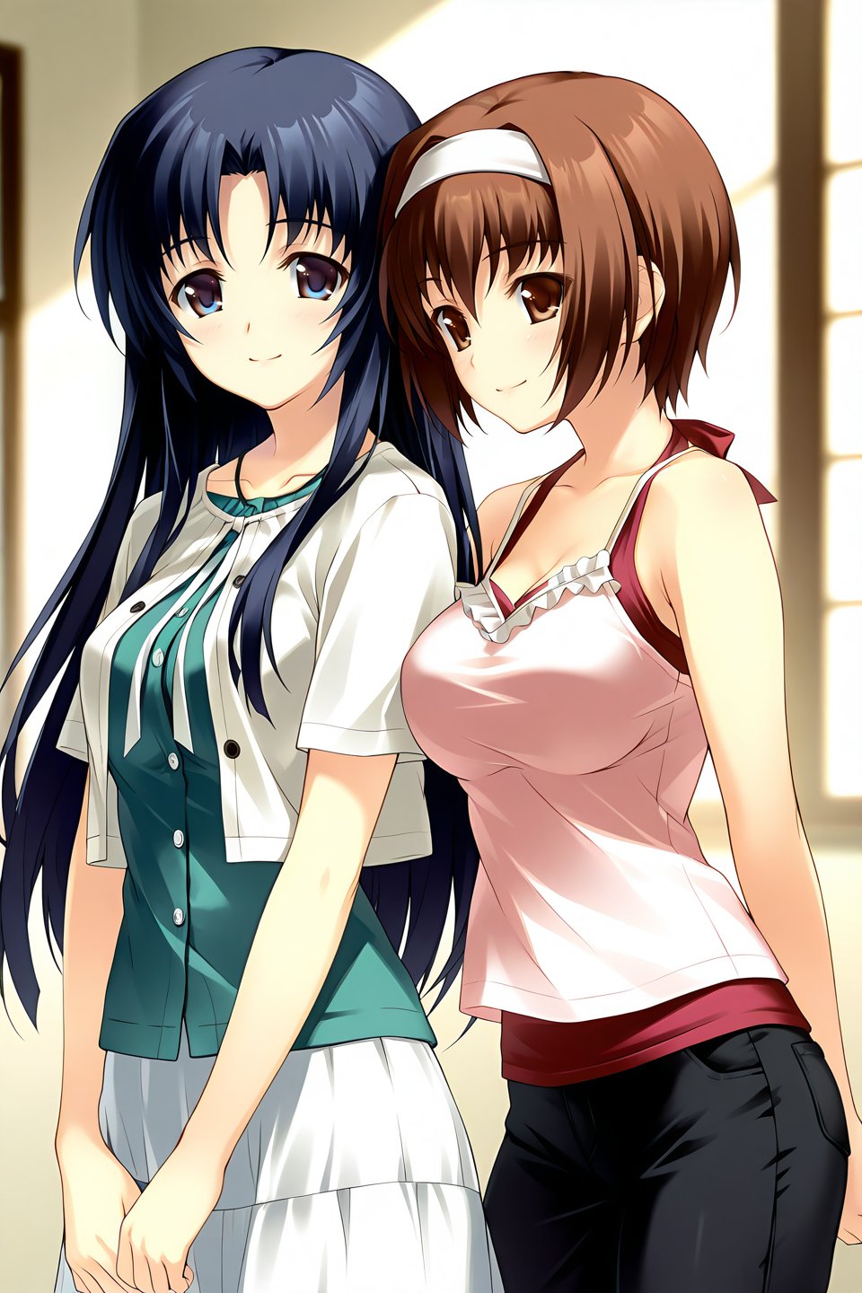 kashiwagi chizuru,  2girls,  multiple girls by azrakuC on Tensor.Art