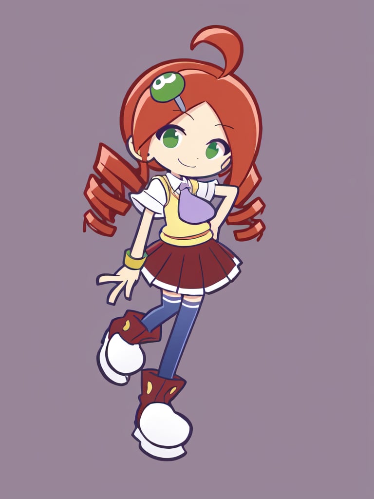 kawaii ando ringo petite cute 1girl,  green eyes,  character hair ornament by Ttan on Tensor.Art