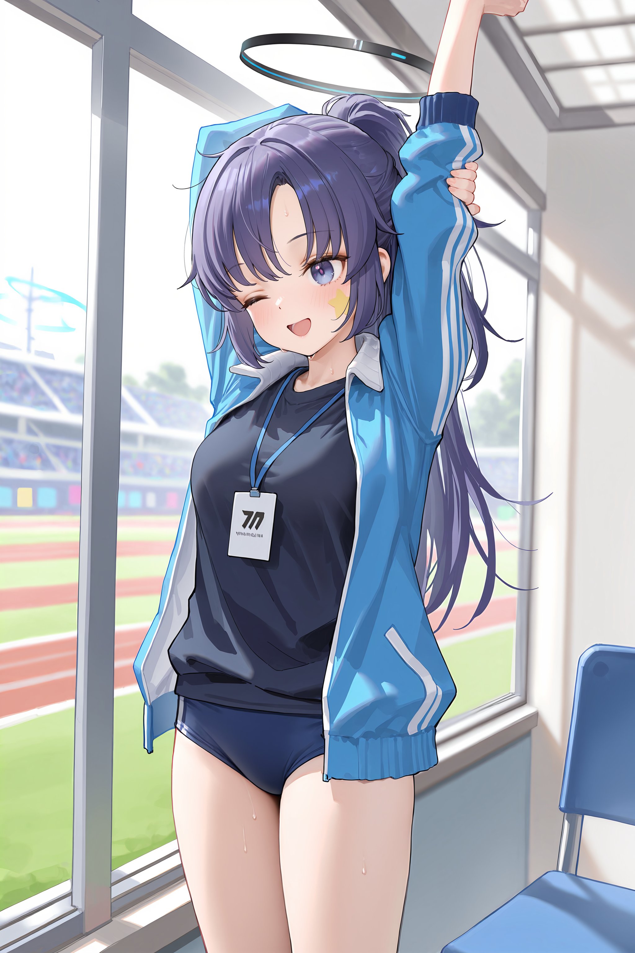 1girl,  yuuka \(blue archive\),  halo by okingjo on Tensor.Art