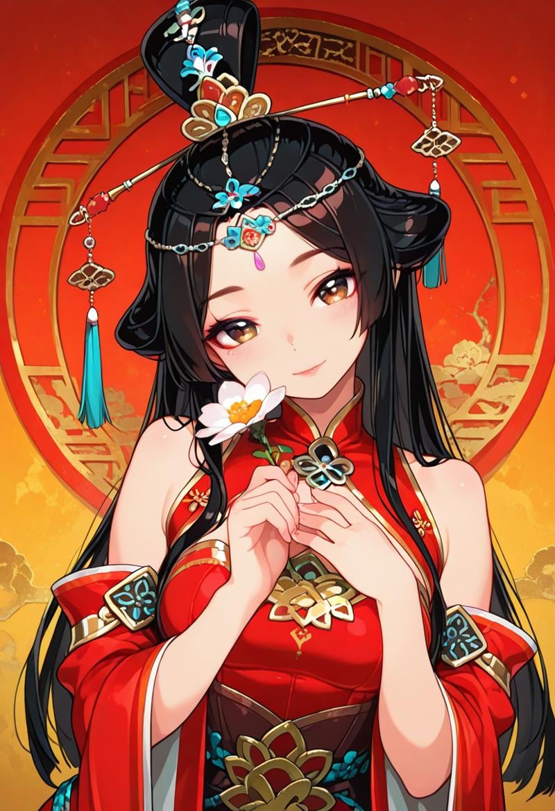 1girl,  wangzhaojun,  lips by user_758259292217423395 on Tensor.Art