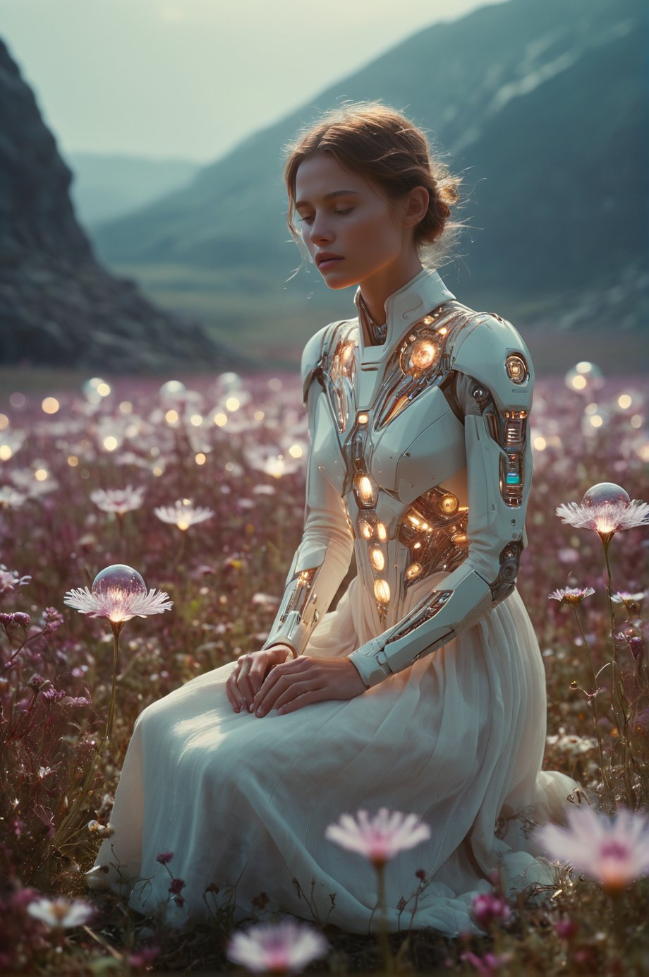 A beautiful masterpiece with a rich colored,  a (analog photo,  film grain by inknoir on Tensor.Art
