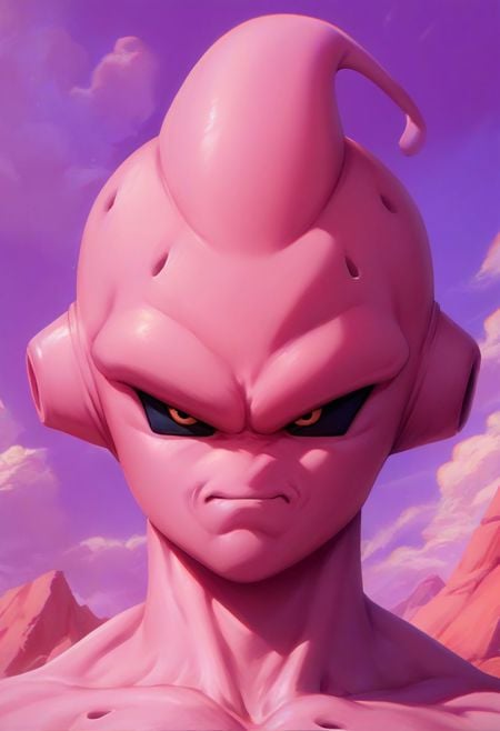 score_9, score_8_up, score_7_up, source_anime, solo, portrait,kidbuu in desert , high definition, high quality, detailed background, detailed face, 