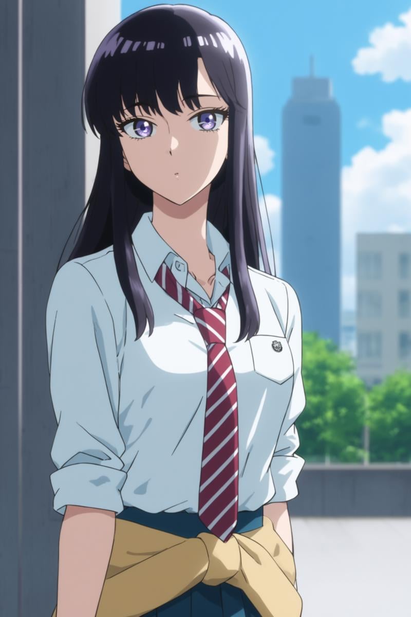 tachibana akira,  long hair,  black hair by Ttan on Tensor.Art