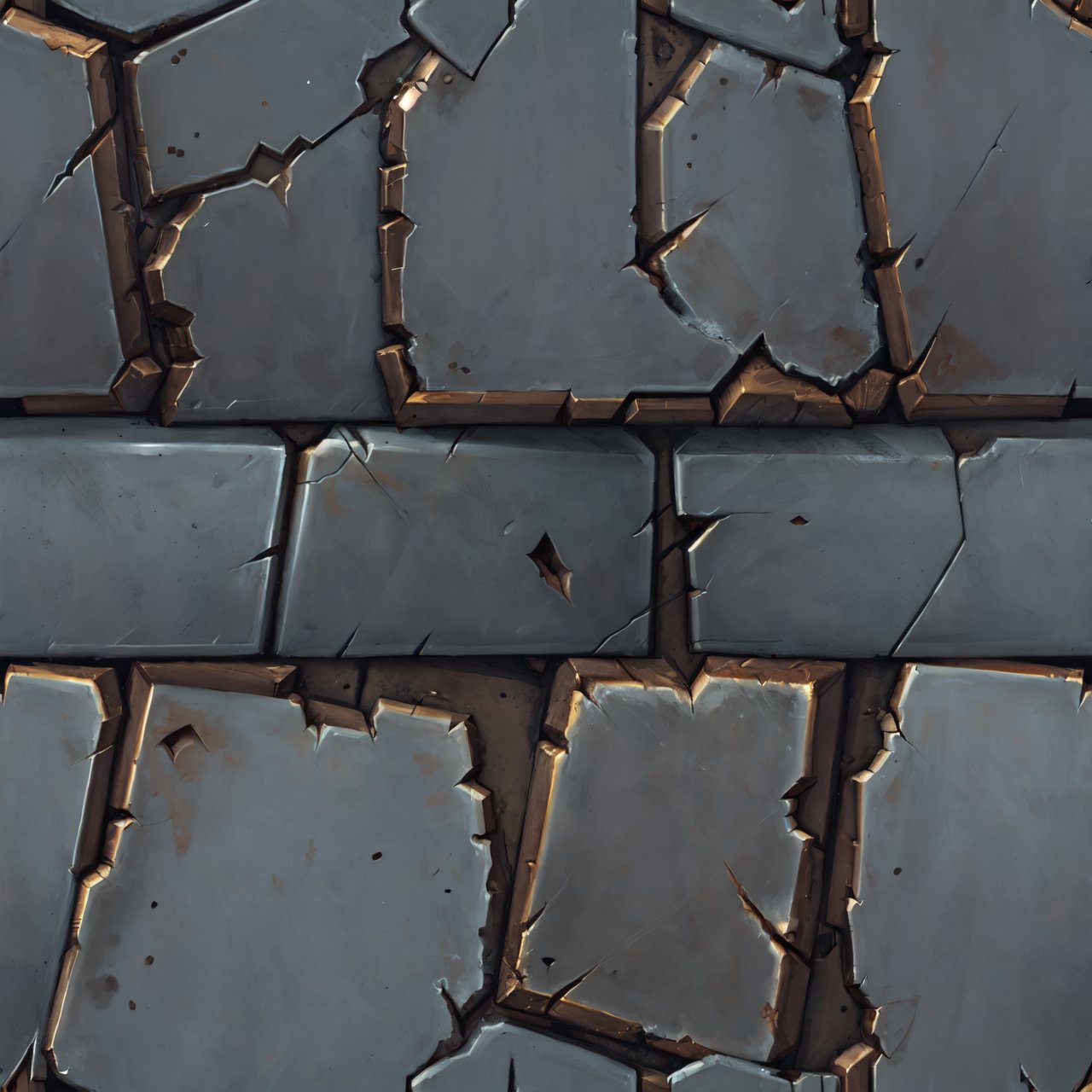 wowtexture of old damaged metal plates,  seamless by Oliver DR on Tensor.Art