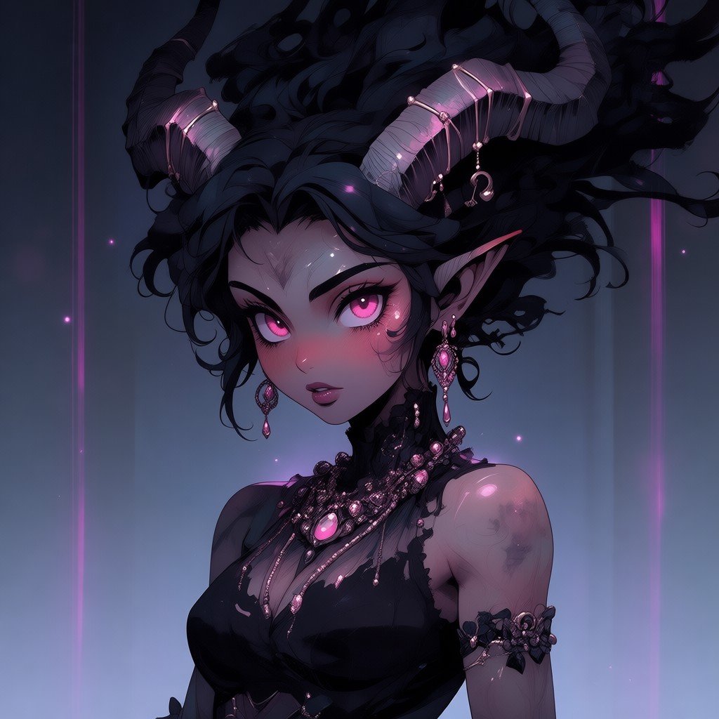 1girl,  horns,  solo by Speach1sdef178 on Tensor.Art