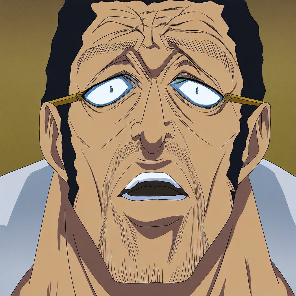 borsalino (kizaru)-1male focus,  anime screencap,  masterpiece by Dadadala on Tensor.Art