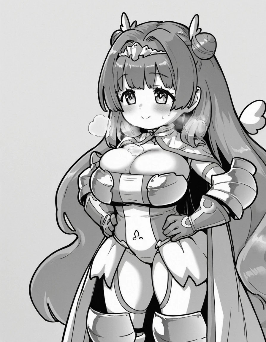 Sylphychan,  long hair,  double bun by PinGOrio on Tensor.Art