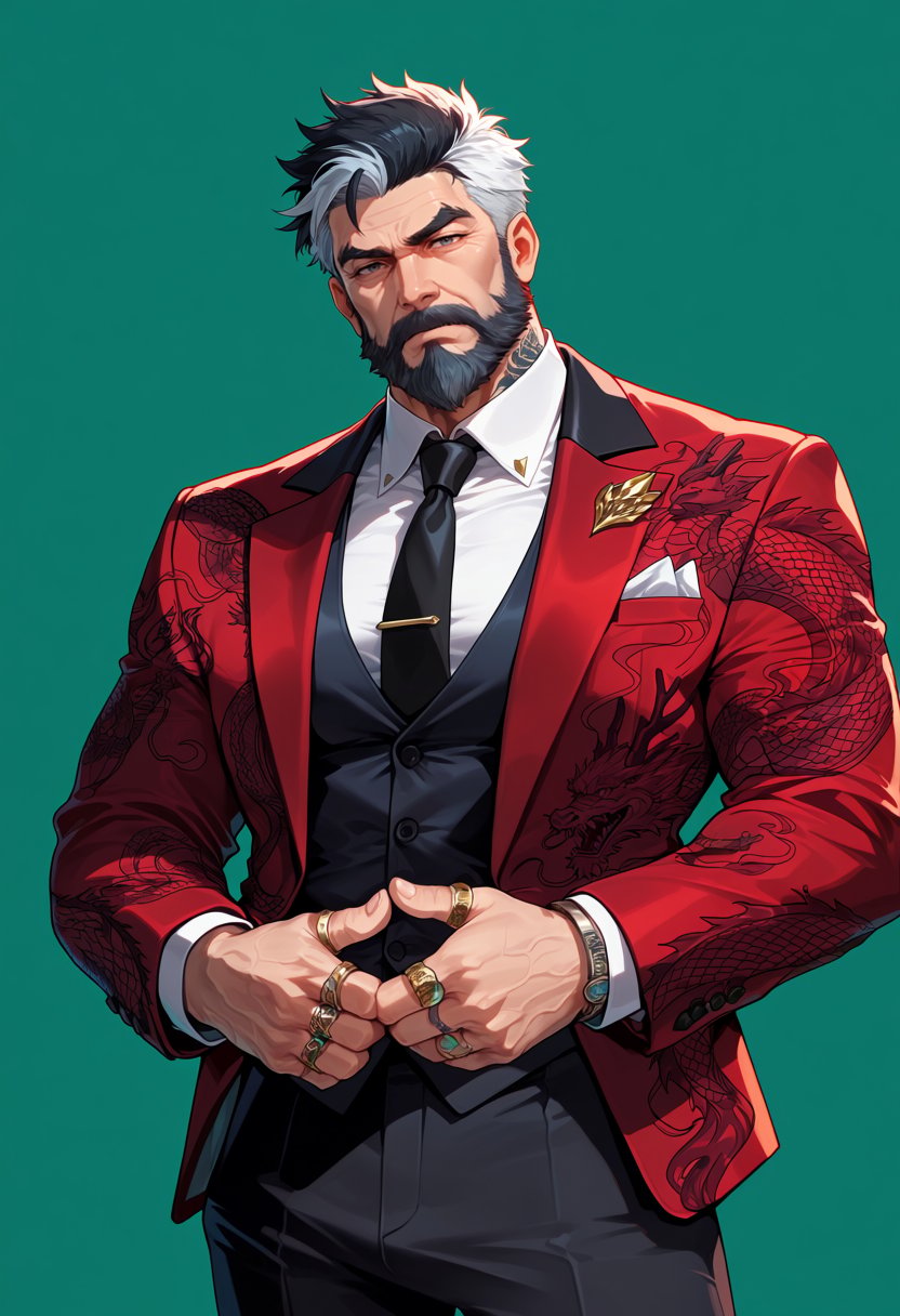 mature,  male,  1boy by Whyxeo on Tensor.Art