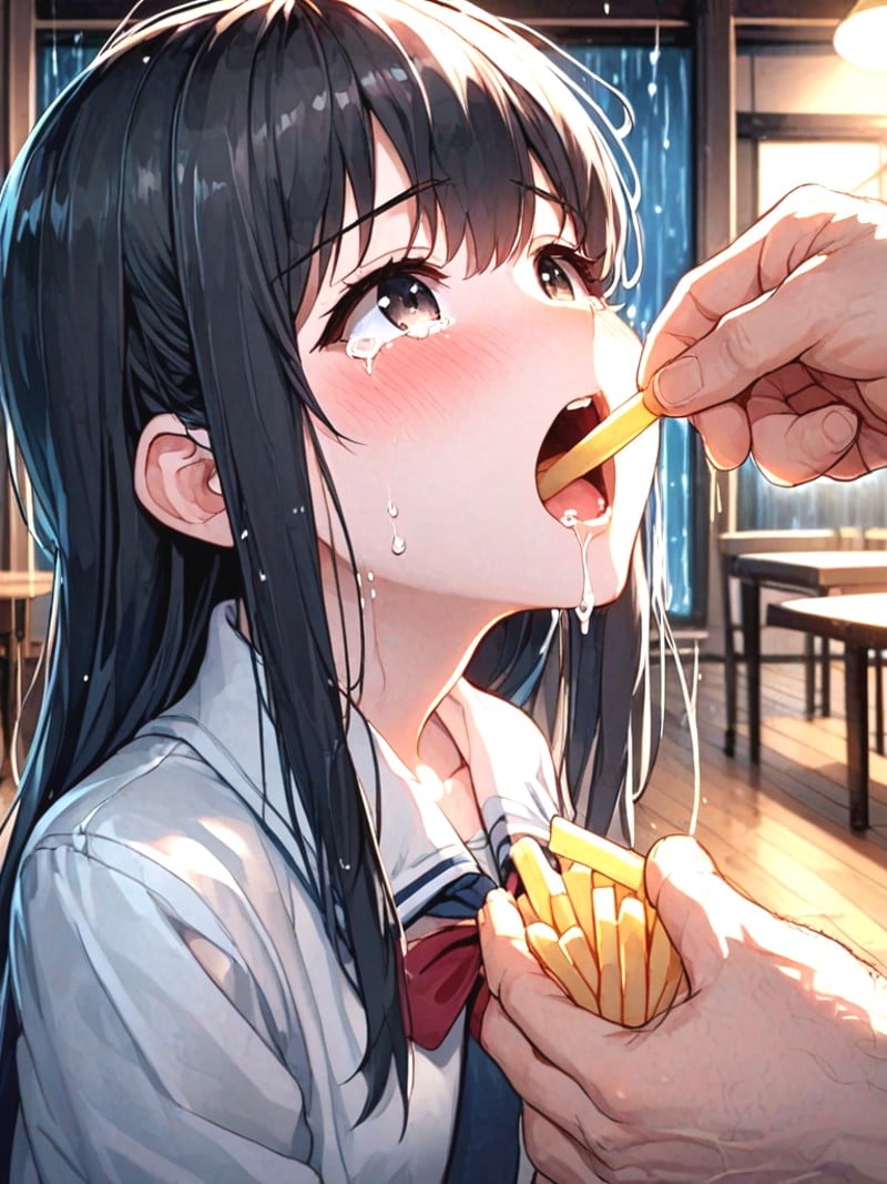 source_anime,  soggy fries,  pov hands by 鬼畫符 on Tensor.Art