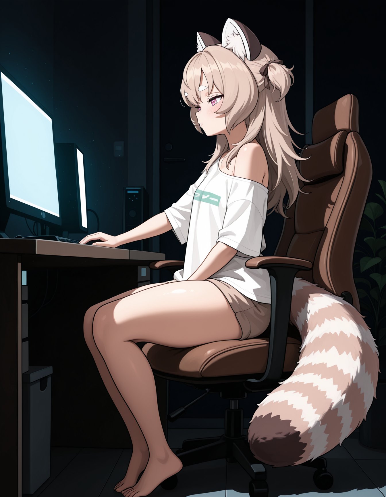 curvy,  thick thighs,  CasuPank by reprinter on Tensor.Art