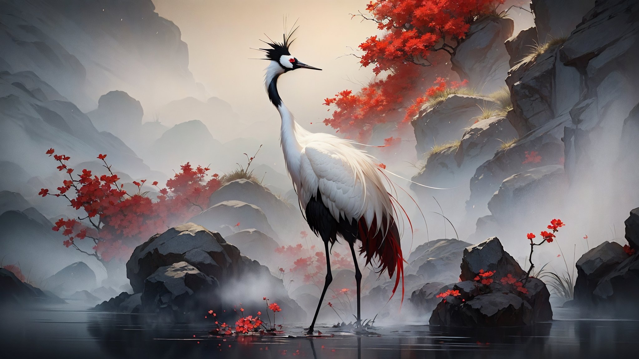 Ink painting,  ink painting,  splash-ink by Ttan on Tensor.Art