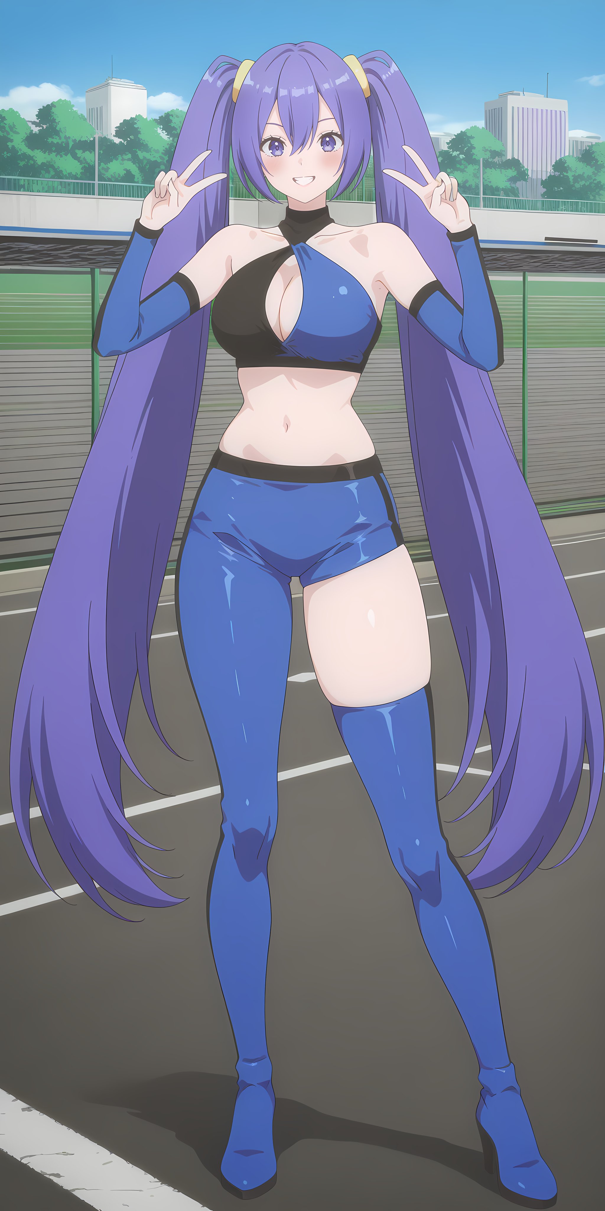 nagomi_25ds,  racingqueencosplay,  1girl by MDFD-1991 on Tensor.Art