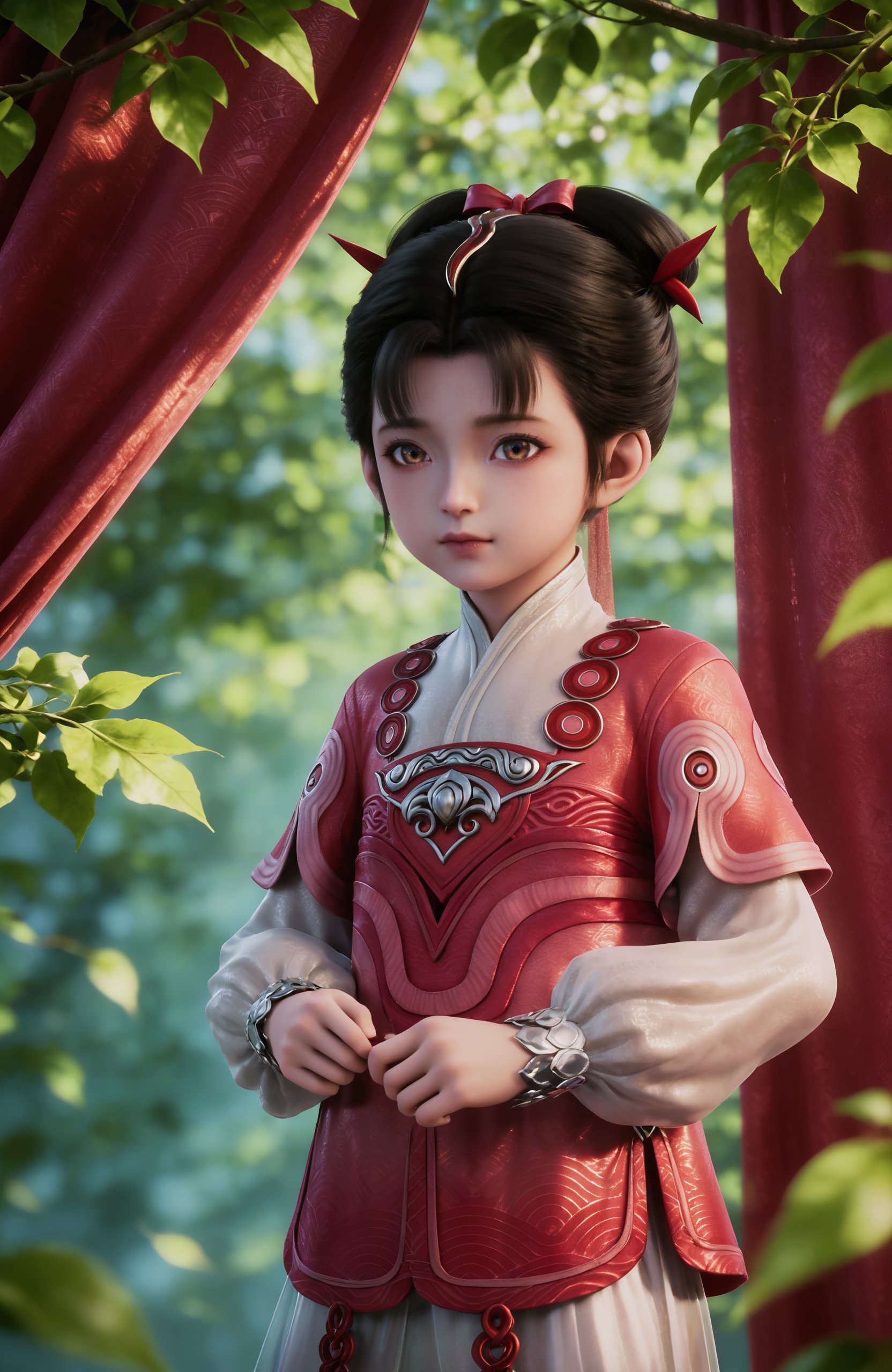 1girl,  child,  black hair by 漫 on Tensor.Art
