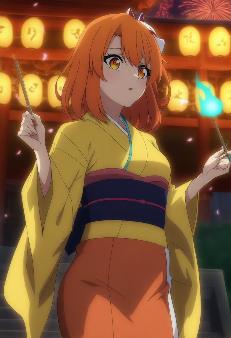sysdeep_colette,  short hair,  orange hair by Ttan on Tensor.Art