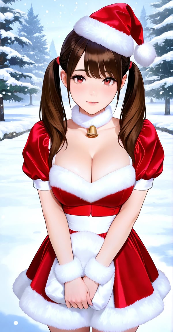 xg1,  fur-trimmed skirt,  santa hat by reprinter on Tensor.Art