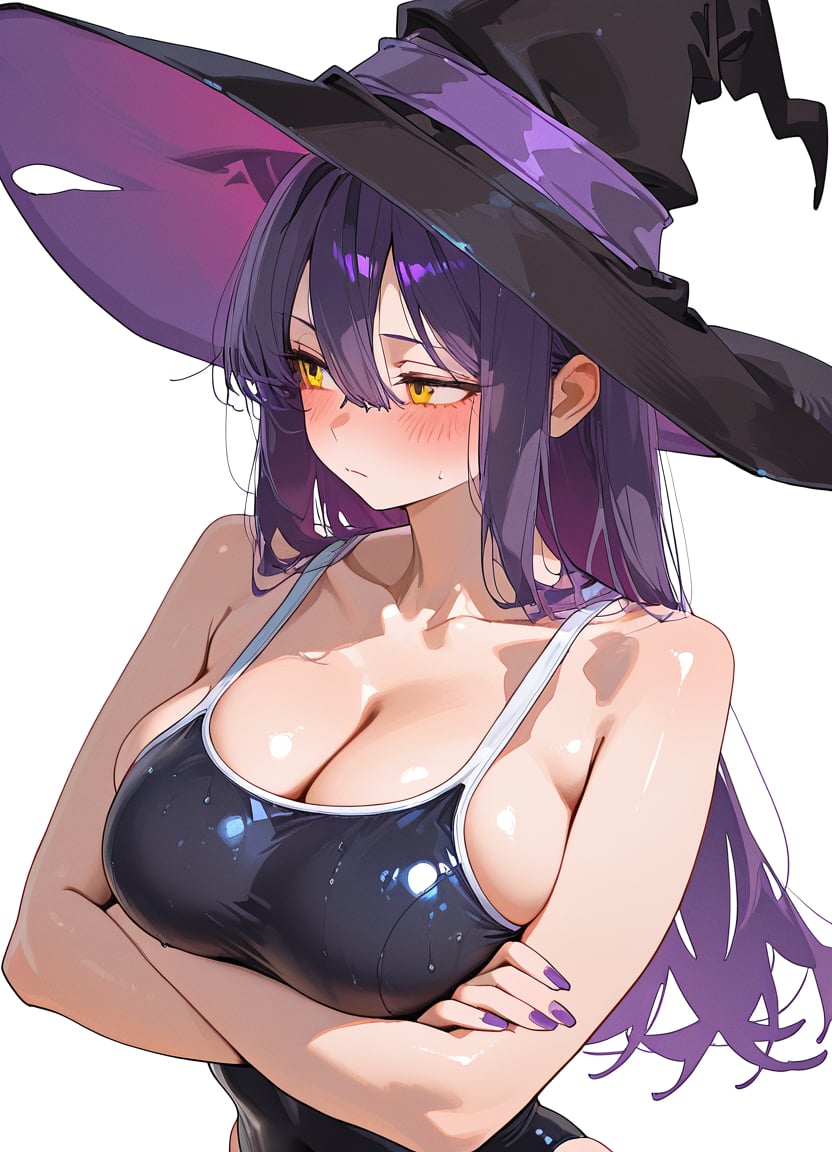 1girl,  breasts,  hat by Rin_x0 on Tensor.Art