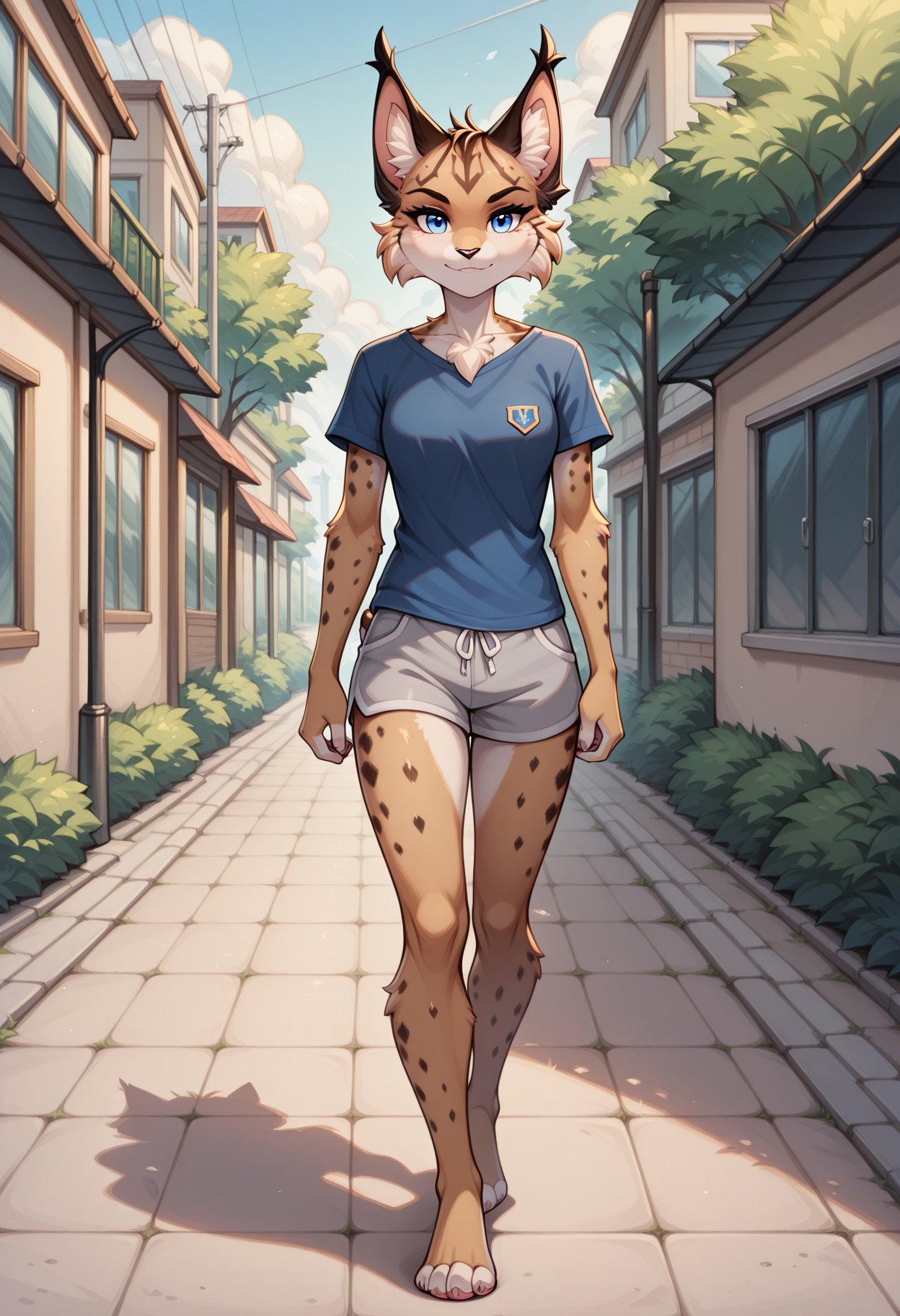 miyu lynx,  anthro lynx girl,  furry anthro by ExileWolfGamez on Tensor.Art