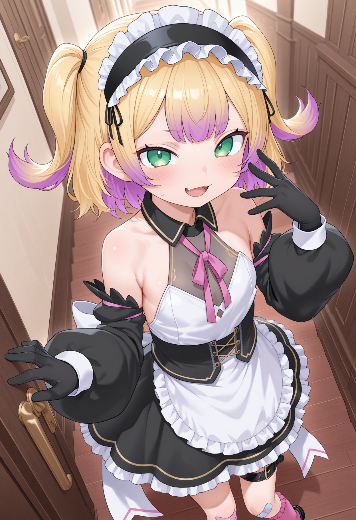 wakarase_choro,  blonde hair,  multicolored hair by user_874754251056777575 on Tensor.Art