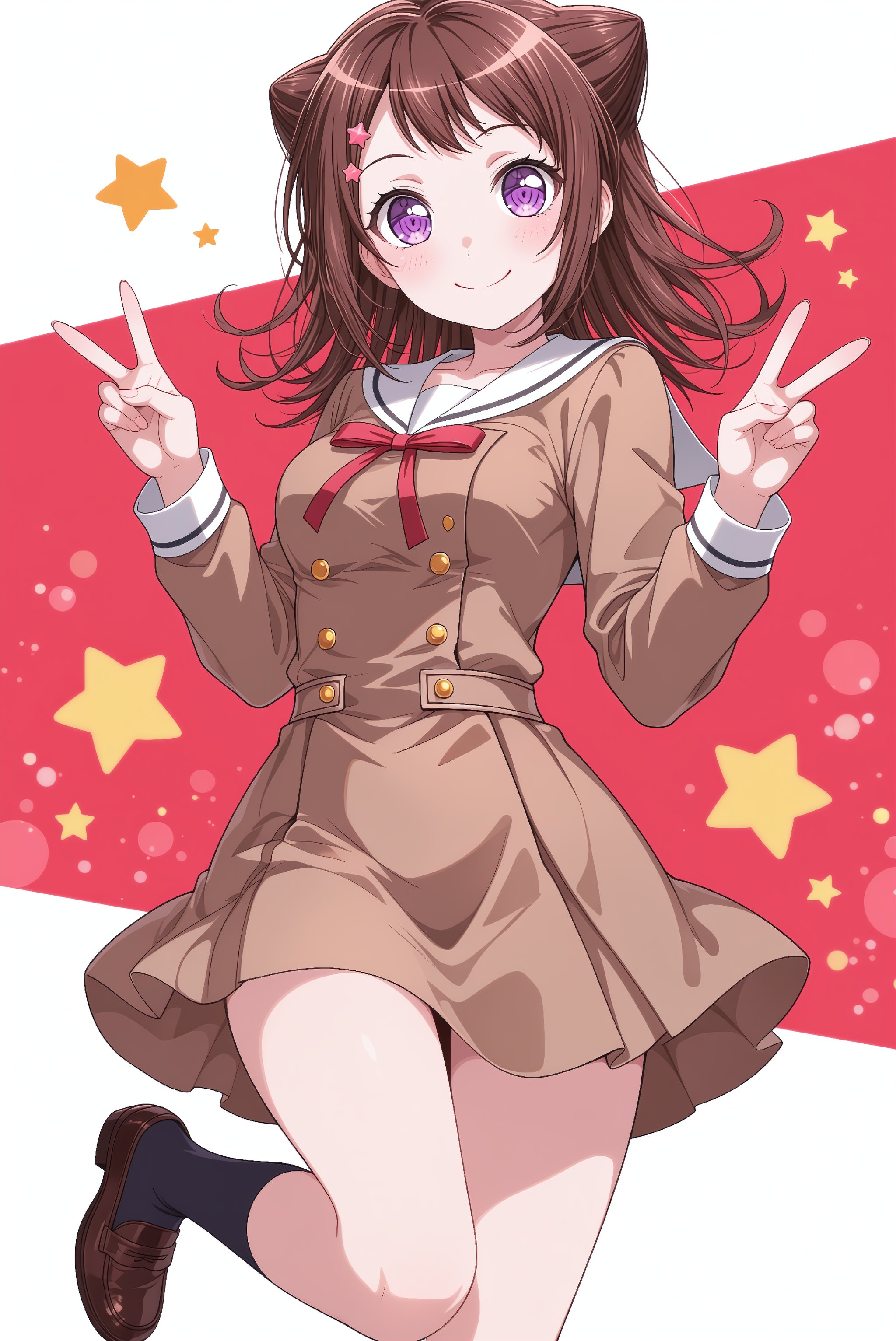 kasumi,  brown hair,  purple eyes by poron on Tensor.Art
