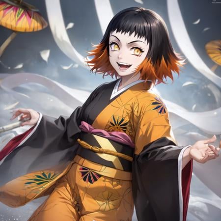 Susamaru japanese clothes, solo <lyco:kimetsu_no_yaiba_V9000-step00020000:1>