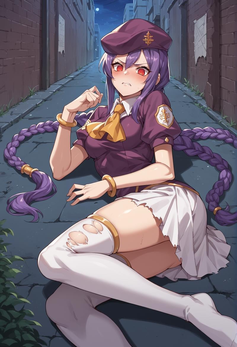 1girl,  long hair,  purple hair by Ttan on Tensor.Art