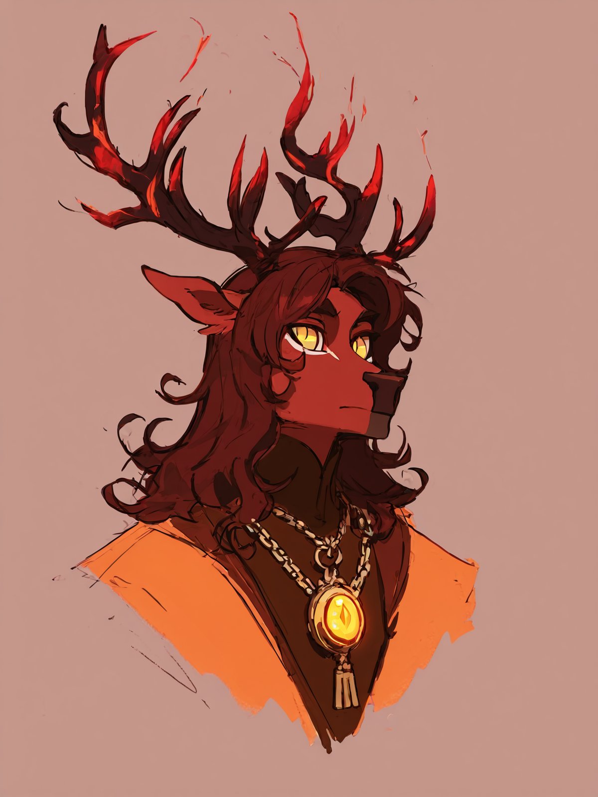 amulet,  antlers,  crownleaves by Relictor on Tensor.Art