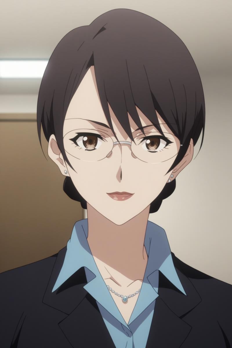 aki kikuchihara,  black hair,  short hair by Ttan on Tensor.Art