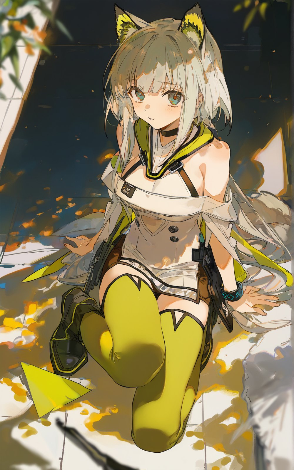 kaltsit,  arknights,  green_dress by reprinter on Tensor.Art