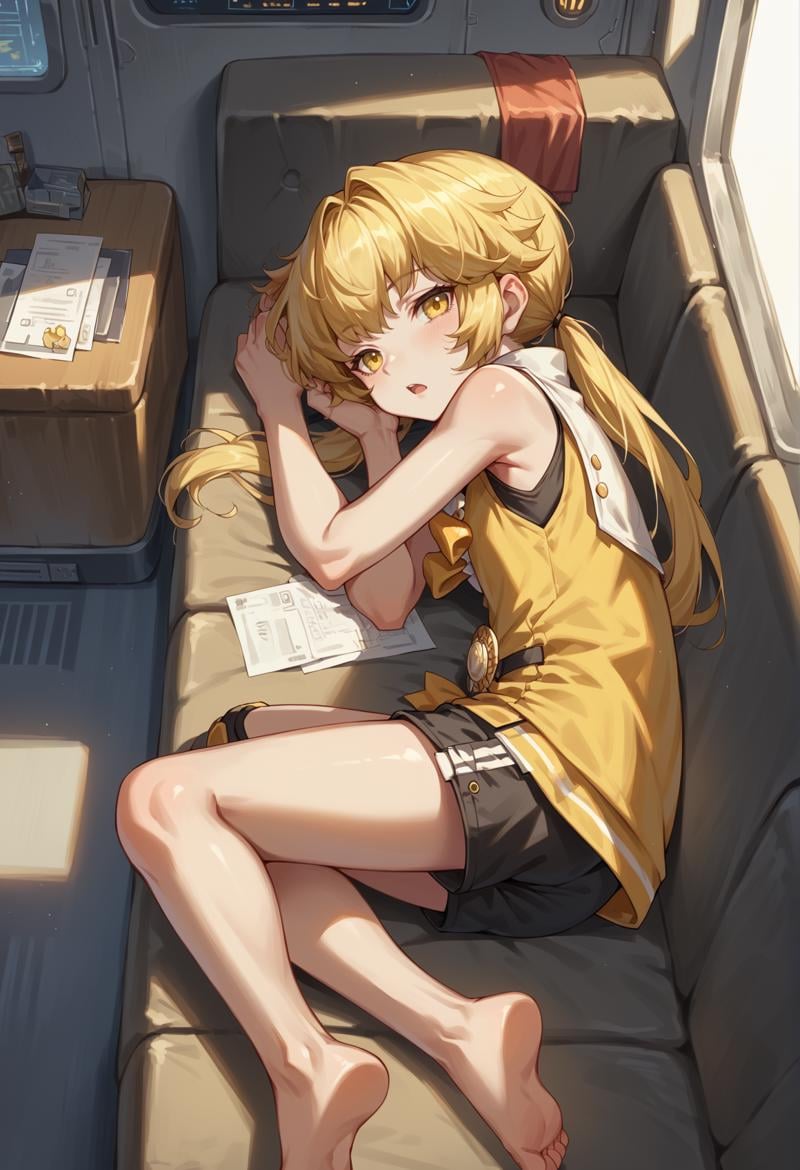 1girl,  long hair,  blonde hair by Ttan on Tensor.Art