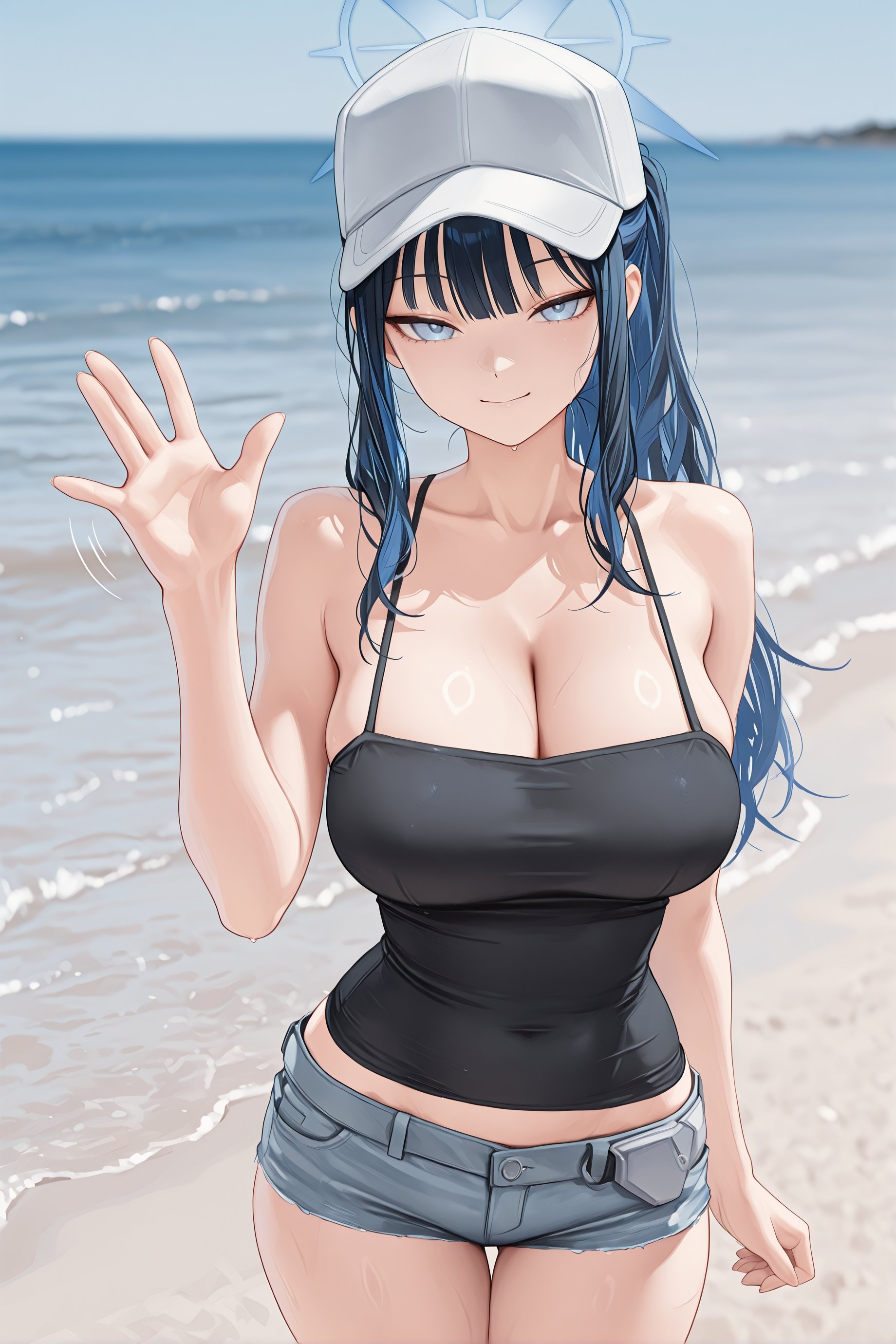 1girl,  solo,  saori \(swimsuit\) \(blue archive\) by TheFalxar on Tensor.Art