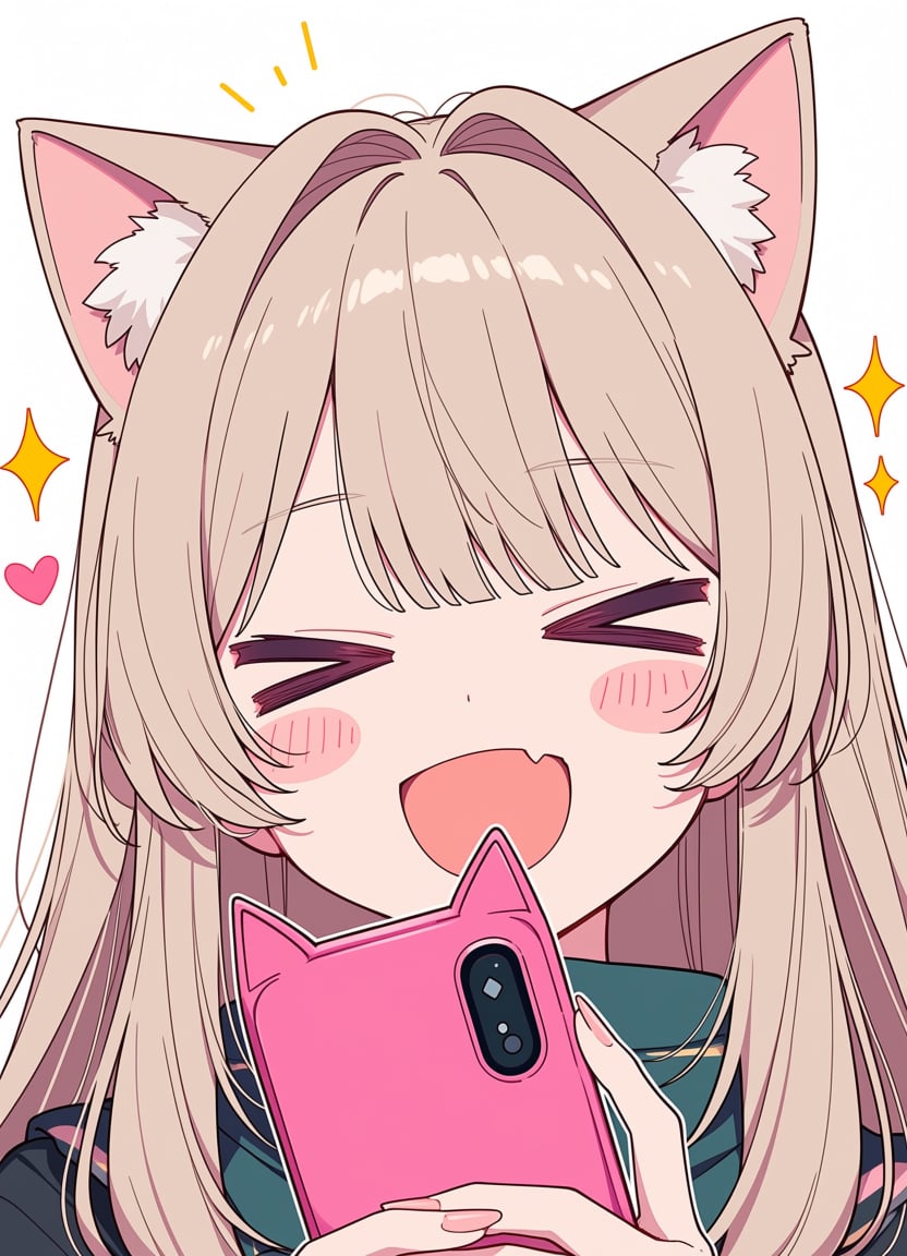 1girl,  >_<,  fang by Rin_x0 on Tensor.Art