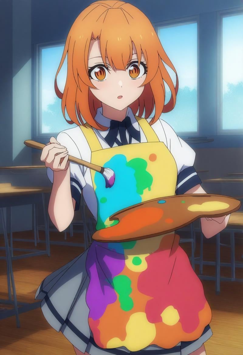 sysdeep_colette,  short hair,  orange hair by Ttan on Tensor.Art