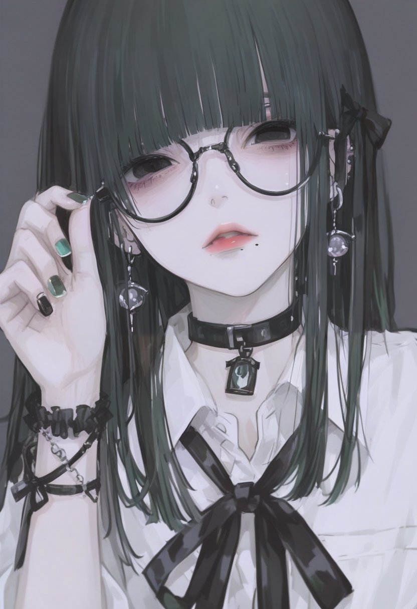 1girl,  solo,  jewelry by silvermoong on Tensor.Art