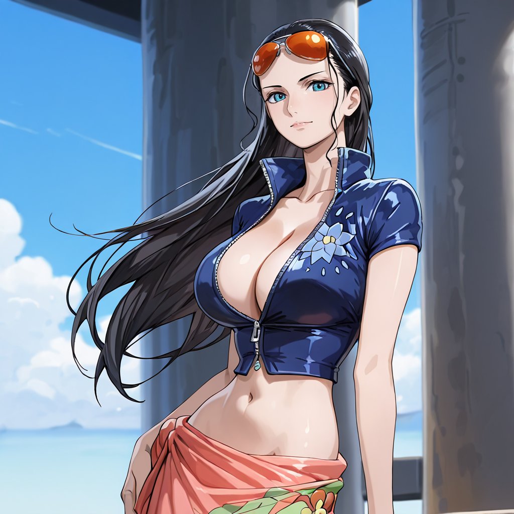 NicoRobin,  1girl,  large breasts by Hot Anime Girls on Tensor.Art