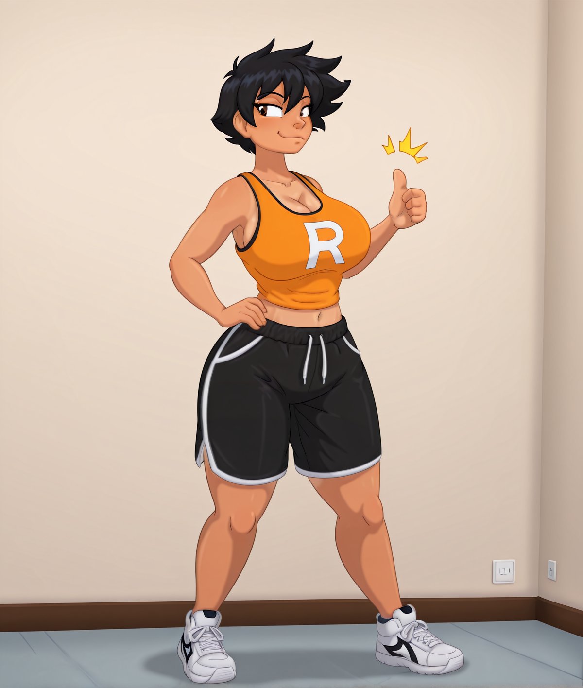 RunningToaster_23-26_Style,  1girl,  full body by HaZE on Tensor.Art