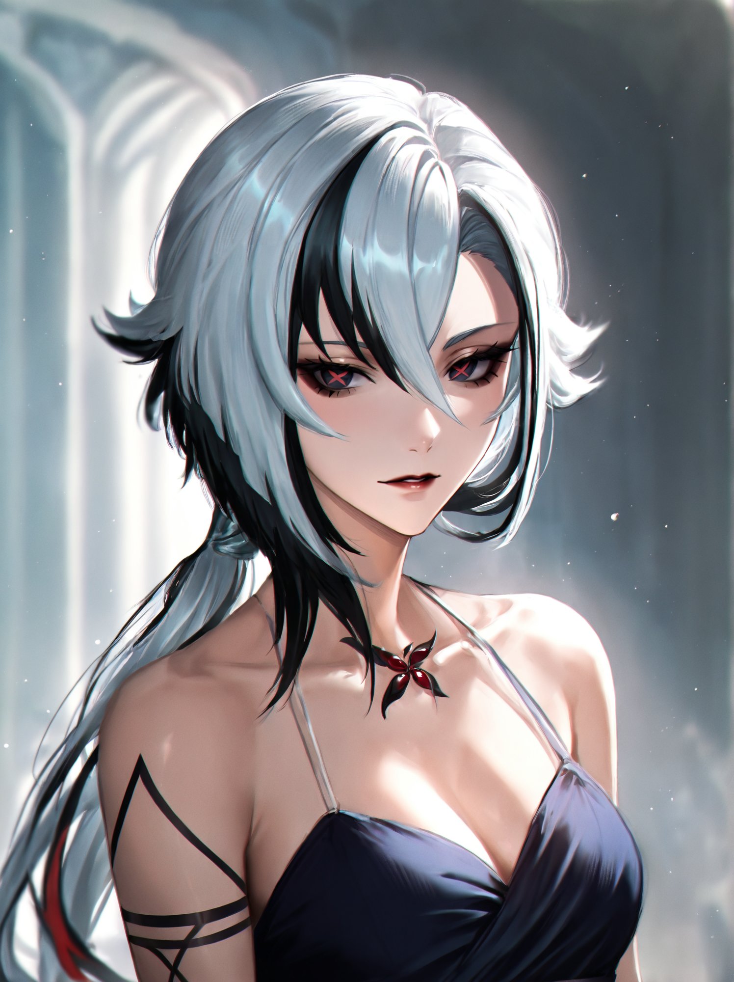 1girl,  (arlecchino \(genshin impact\):1.2),  sm0r0dina_style by Relictor on Tensor.Art