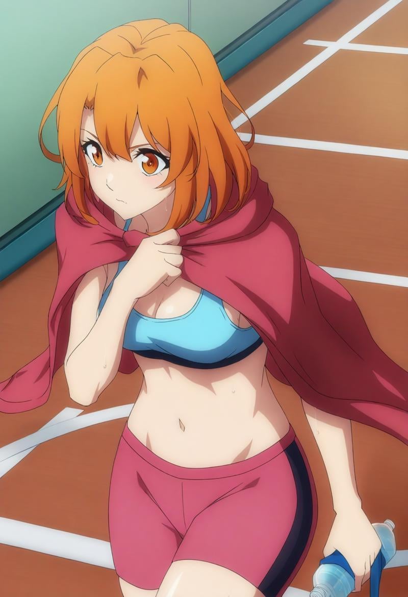 sysdeep_colette,  short hair,  orange hair by Ttan on Tensor.Art