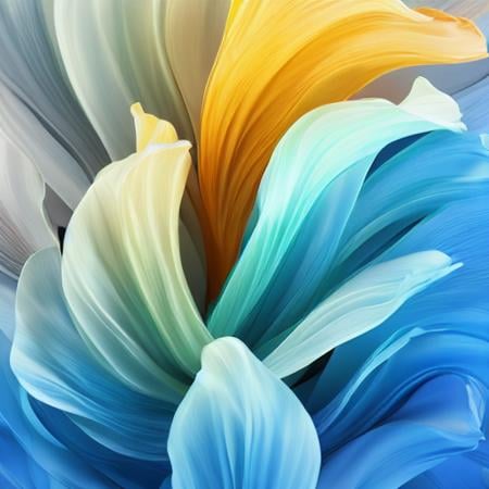 waves , <lora:ErisenFlower:1>, ErisenFlower, white background, colorful, advanced color matching, sense of technology, wallpaper