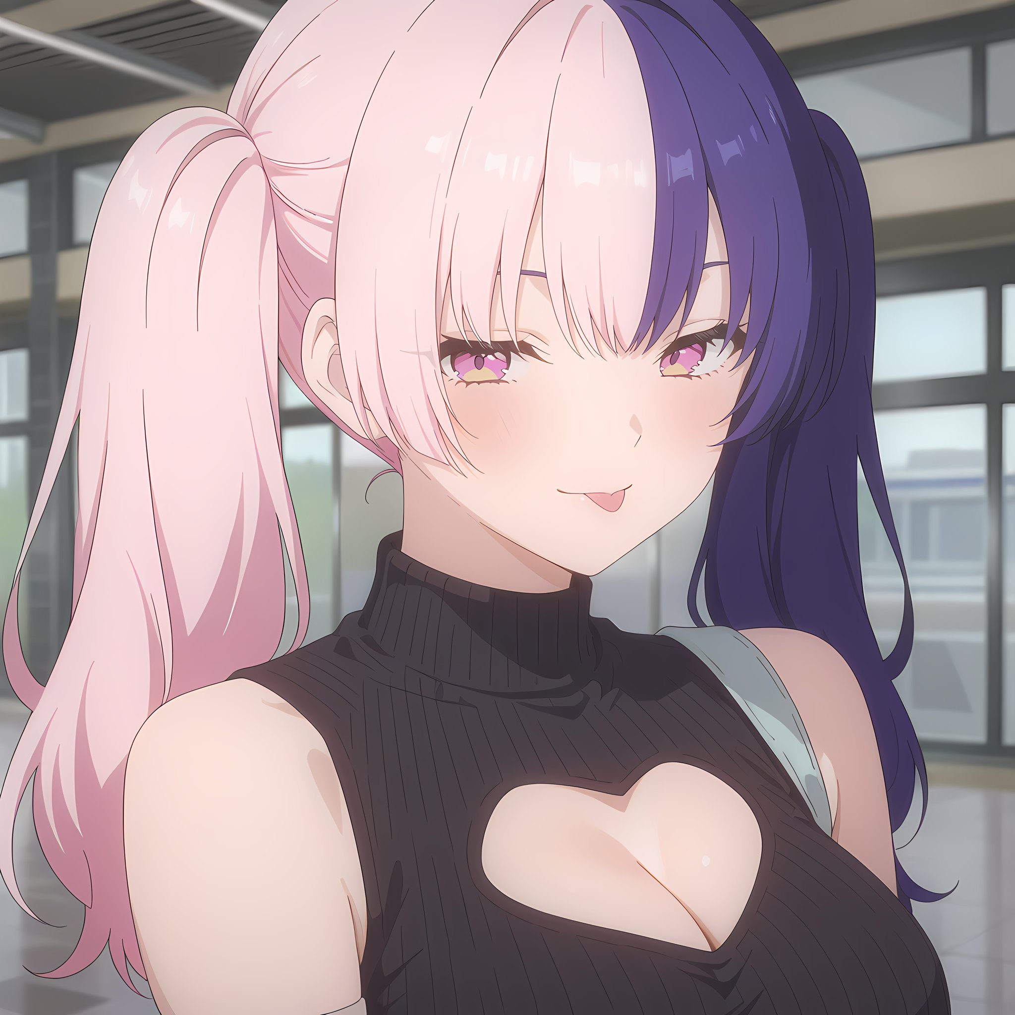 nagomi_25ds,  baseoutfit,  split-color hair by MDFD-1991 on Tensor.Art