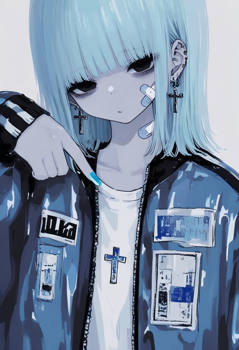 1girl,  solo,  jewelry by silvermoong on Tensor.Art