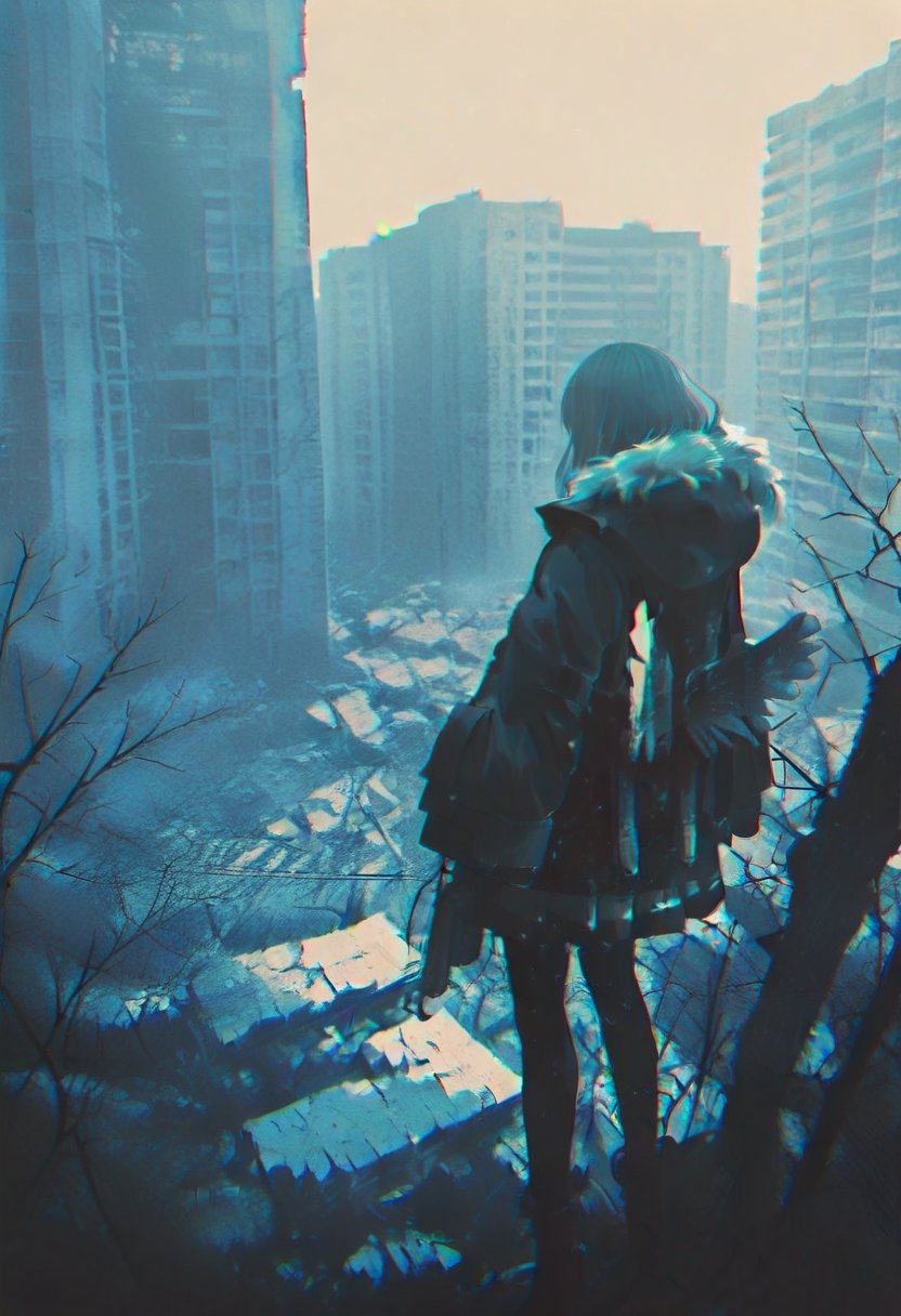 1girl,  ruins,  solo by silvermoong on Tensor.Art