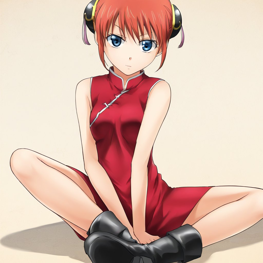 1girl,  solo,  Kagura by Idkanymore50 on Tensor.Art