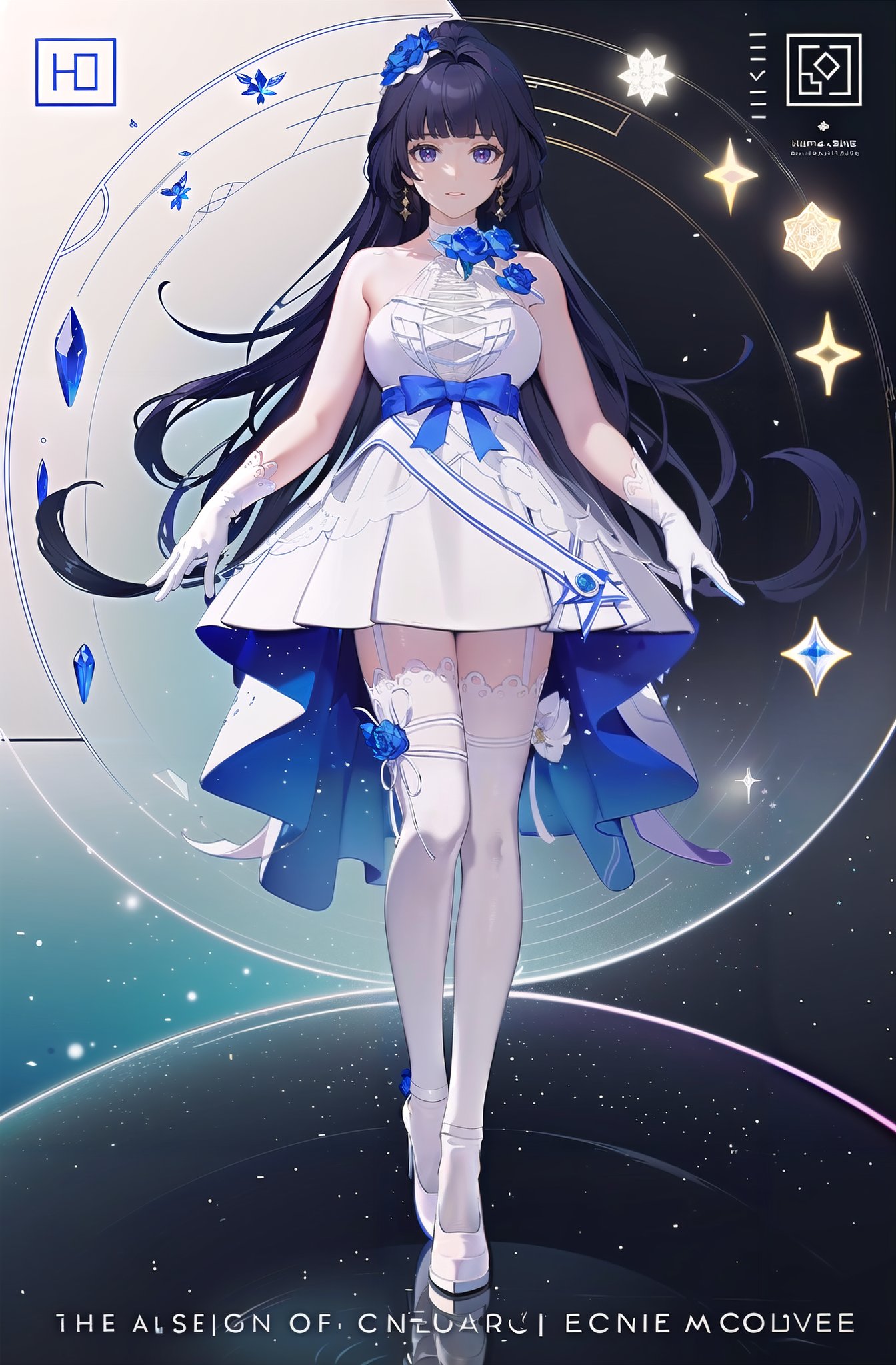 simple_white_background,  golden and white theme,  Sense of coordination by Tangerboom on Tensor.Art