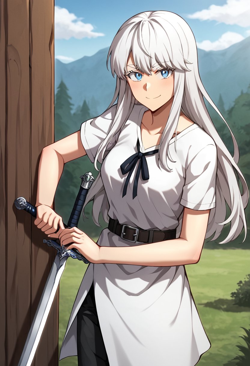 syris_endorma,  white hair,  blue eyes by Diona Loli on Tensor.Art