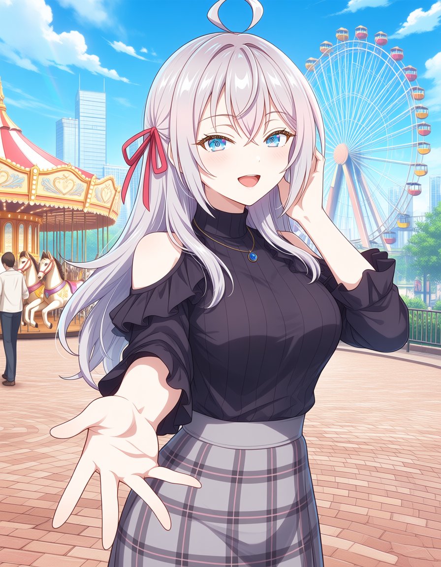 1girl,  outdoors,  solo focus by soralz on Tensor.Art