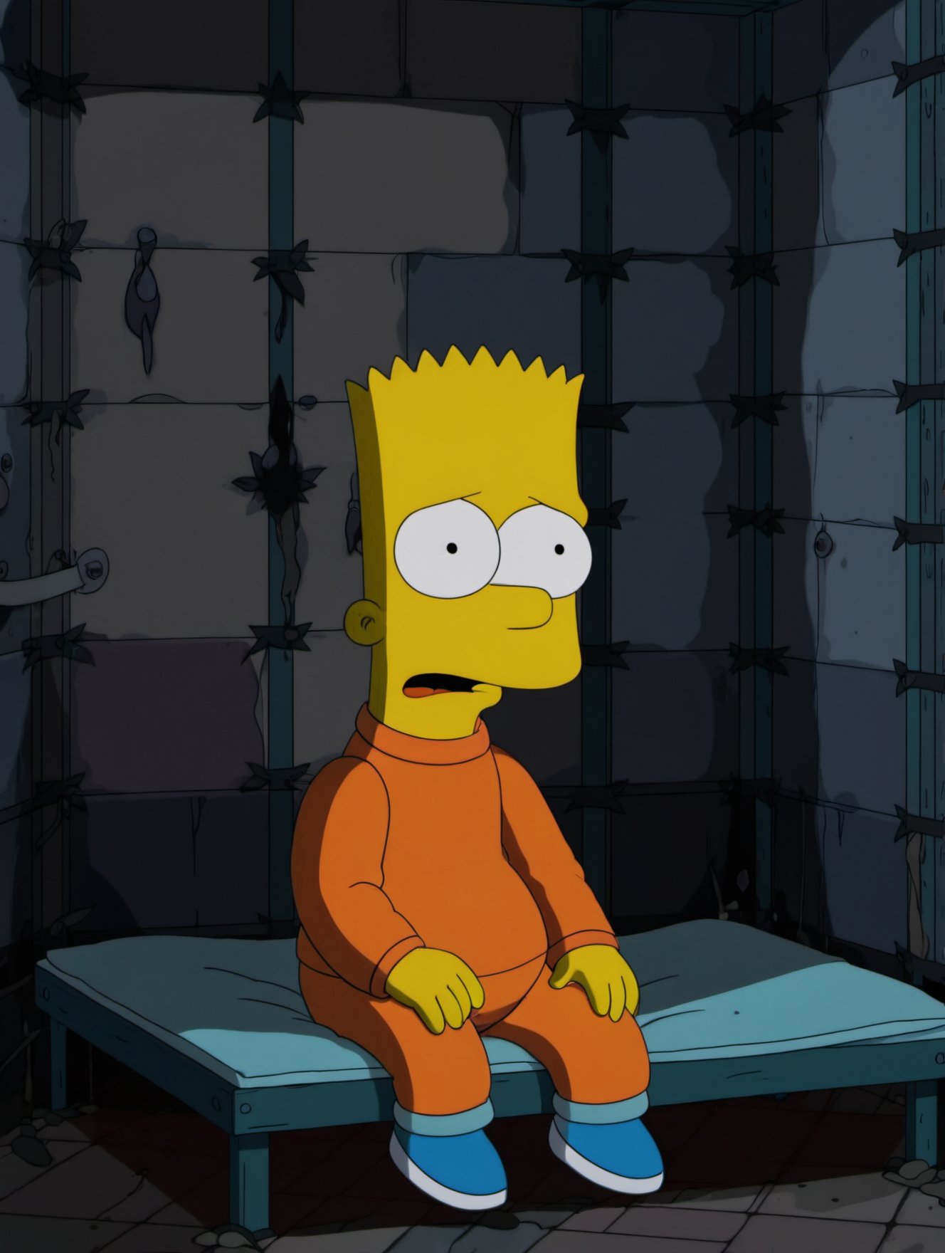1boy,  solo,  bart simpson by GloberTrotzer on Tensor.Art